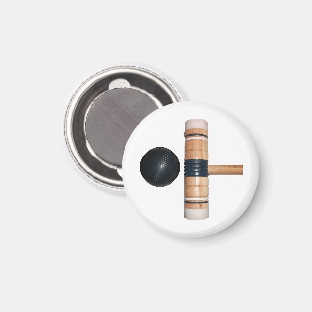 Íman Bola Croquet e Mallet (Front/Back)