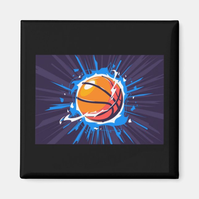 Íman Bola de Basquete (Frente)