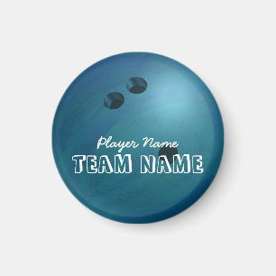 Íman Bola de boliche azul