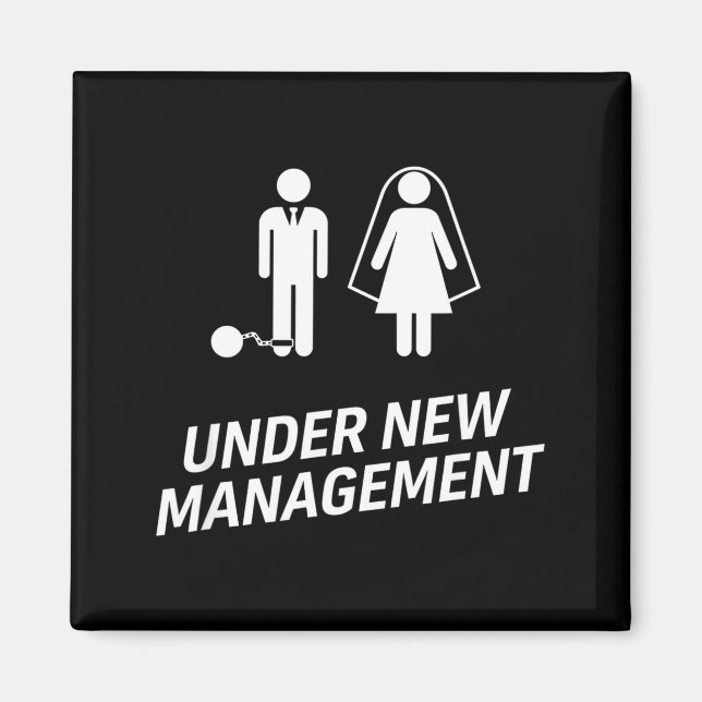 Íman Bola de Casamento Engraçada para Marido sob Nova G (Frente)