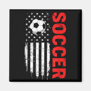 Íman Bola de futebol americano patriota com bandeira am