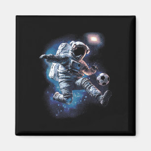 Íman Bola de Futebol Astronauta Esporte Amante Espaço E