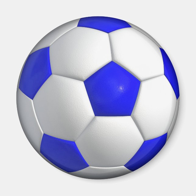 Íman Bola de Futebol Azul (Frente)