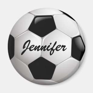 Íman Bola de futebol customizável do futebol