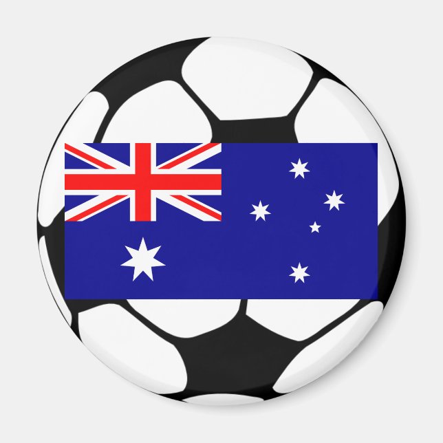 Íman Bola de Futebol da Austrália (Frente)