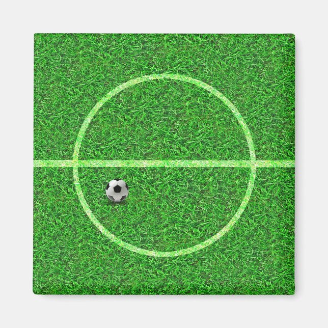 Íman Bola de Futebol do Futebol - Magnet (Frente)