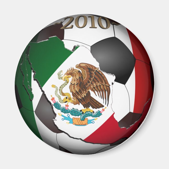 Íman Bola de Futebol do México (Frente)