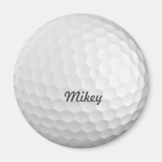 Íman Bola de Golf Personalizável (Frente)