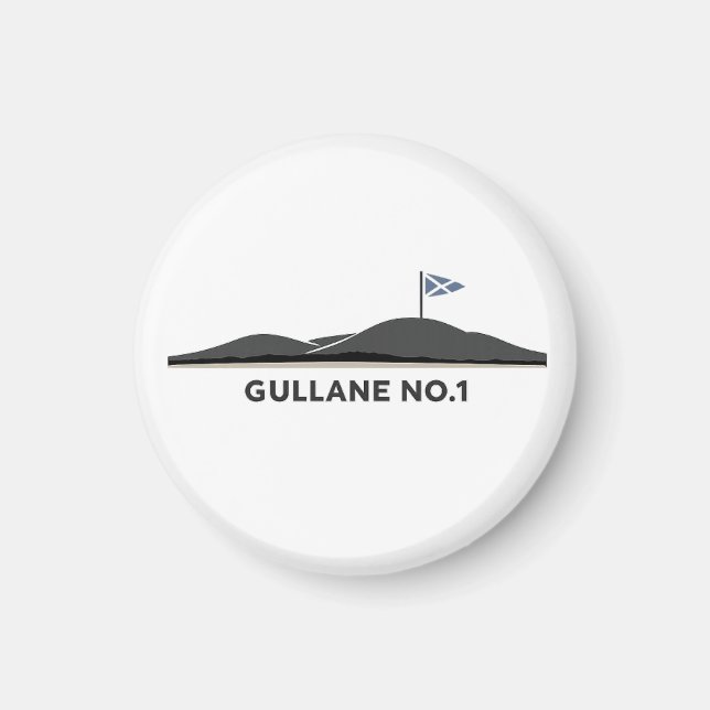 Íman Bola de Golfe Gullane Escócia (Frente)
