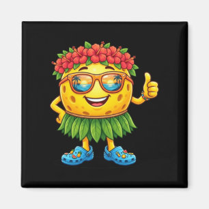Íman Bola de Pickleball Havaiana Fofa Praia Tropical