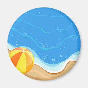 Íman Bola de praia na praia