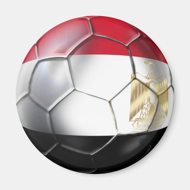 Íman Bola Dourada de futebol egípcia limited Edition (Frente)