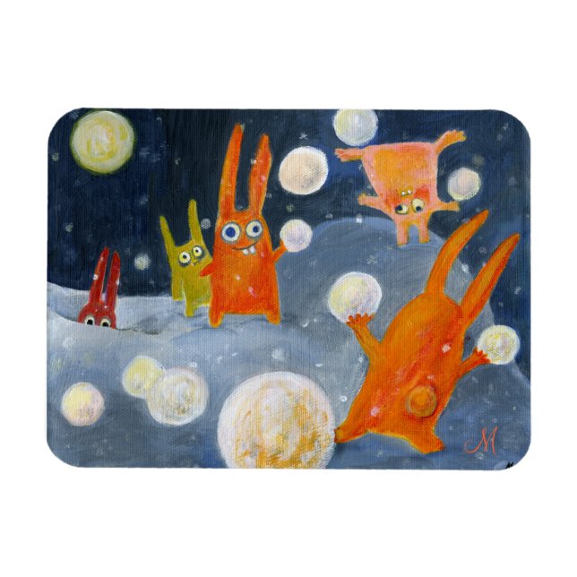 Íman bolas de neve (Horizontal)