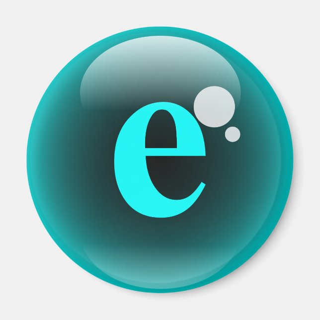 Íman Bolha Monograma E (Frente)