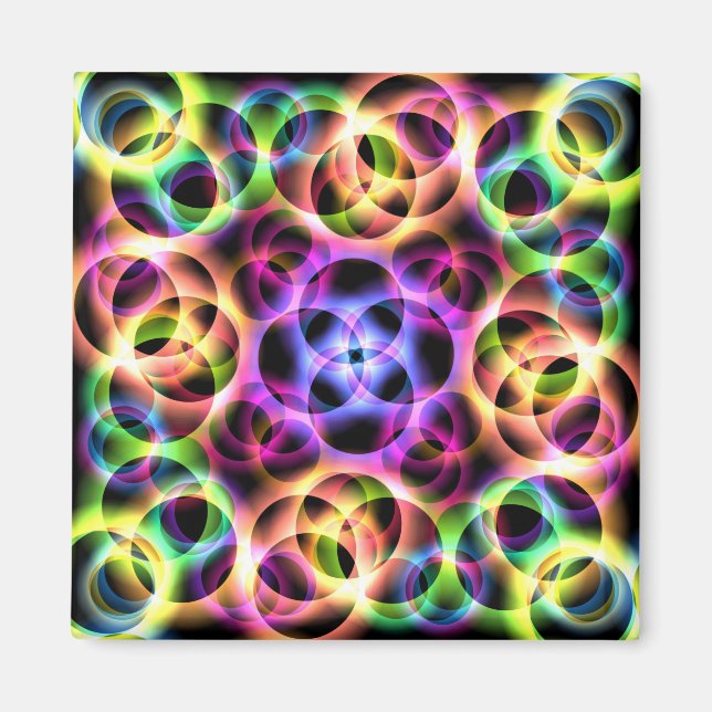 Íman Bolhas de Arco-íris Duas (Frente)