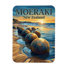 Íman Bolhas de Moeraki Nova Zelândia