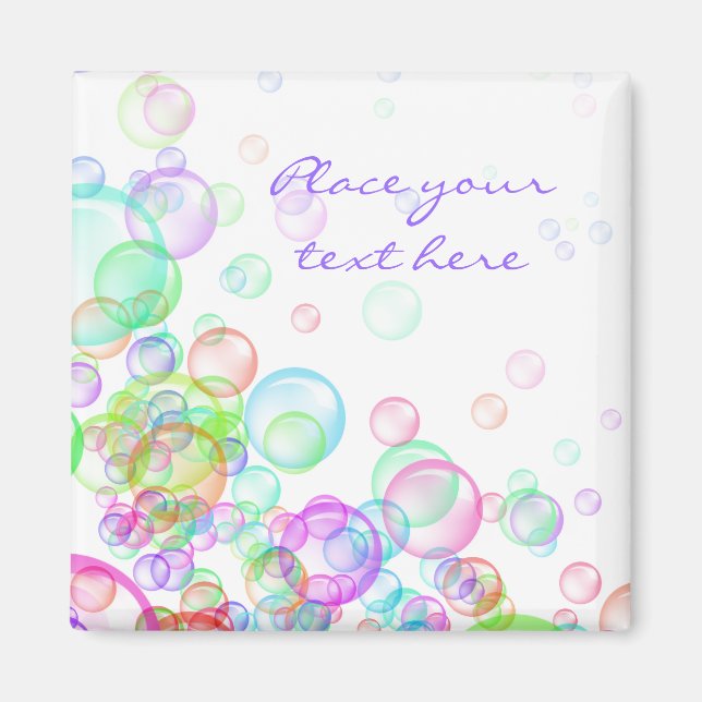 Íman Bolhas de sabão (Frente)