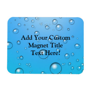 Íman Bolhas Limpas, Água Azul