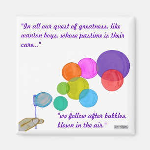 Íman Bolhas sopradoras (Arco-íris)