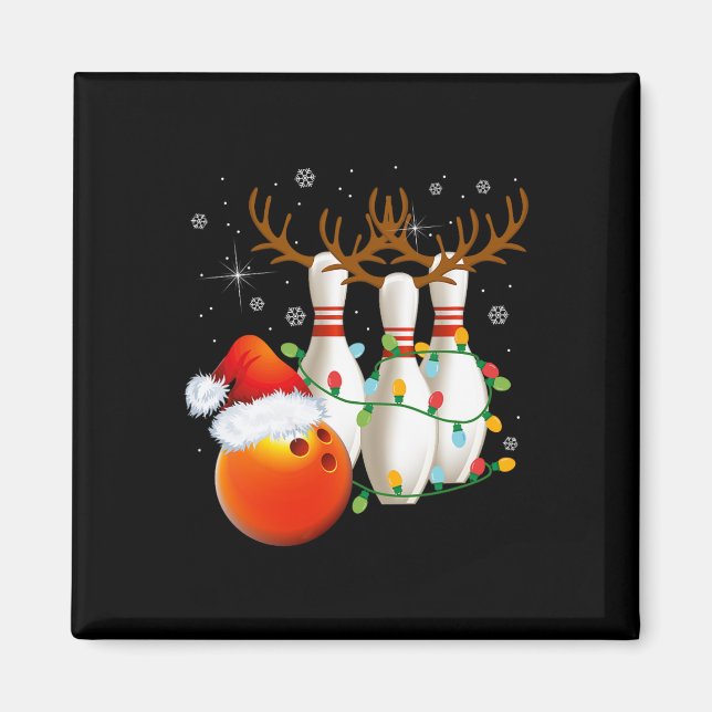 Íman Boliche dá Boliche de Natal Santa Hat Christma (Frente)