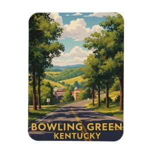 Íman Boliche da Viagem Verde do Kentucky