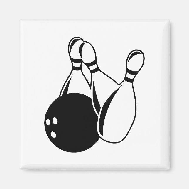 Íman Boliche de dez pinos (Frente)