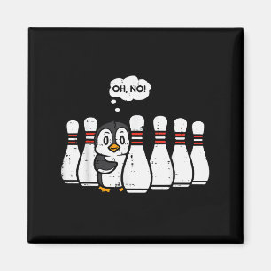 Íman Boliche de Pinguim Ns Oh Não Jogador Divertido Hom