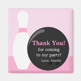 Íman Boliche Garota Festa de aniversário Obrigado Magne