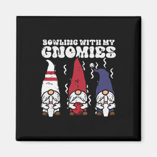 Íman Boliches Com Gnomies Bowler Gnomos Correspondendo