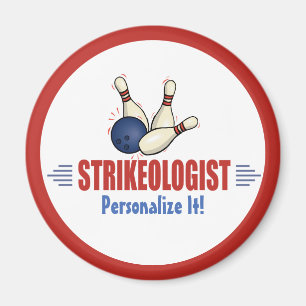 Íman Boliches Humorosas do Strikeologista Bowler