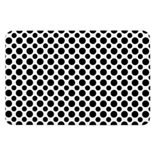 Íman Bolinhas brancas pretas grandes e pequenas