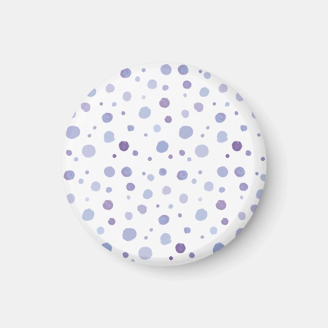 Íman bolinhas pintadas à mão (Frente)