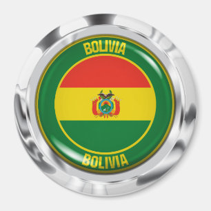 Íman Bolívia Round Emblem
