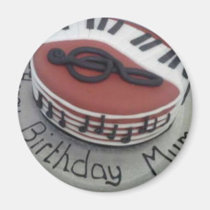 Íman Bolo da mãe do feliz aniversario