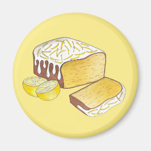 Íman Bolo de Bolo de Limão, Comida de Baking Britânica