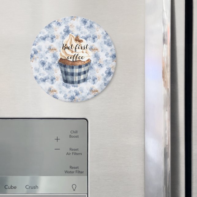 Íman Bolo de Café Falso Jeans Azul (In Situ (Fridge))