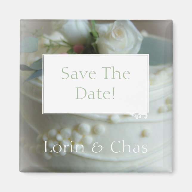 Íman Bolo de Casamento (Frente)