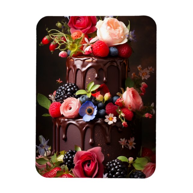 Íman Bolo de chocolate (Vertical)