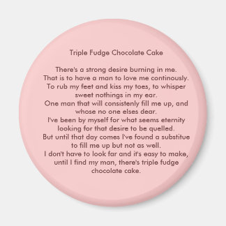 Íman Bolo de Chocolate Triplo