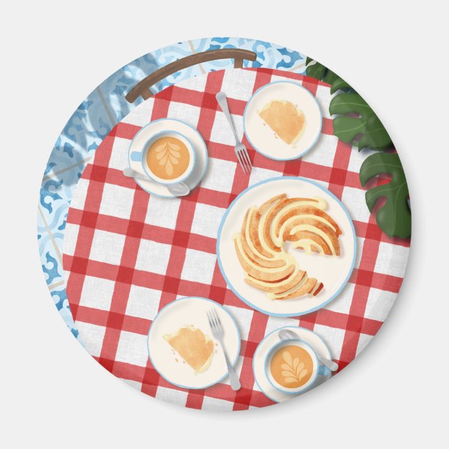 Íman Bolo e Café por Dois (Frente)
