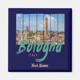 Íman Bolonha Emilia-Romagna Itália vintage souvenir