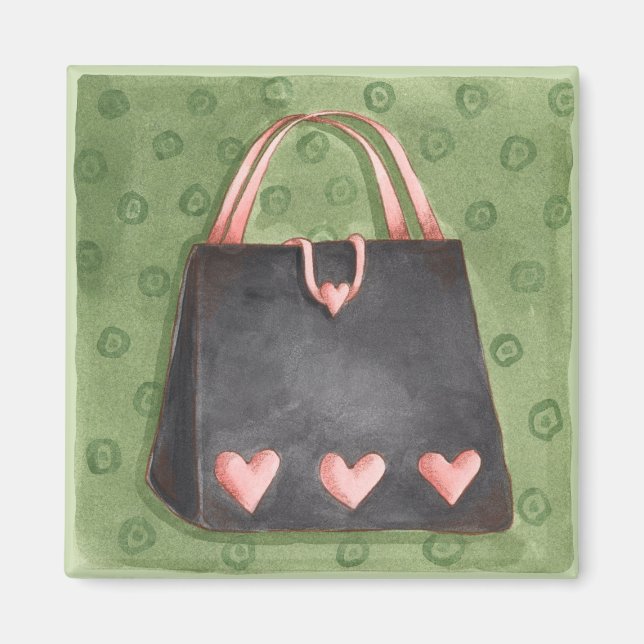 Íman Bolsa de Coração (Frente)