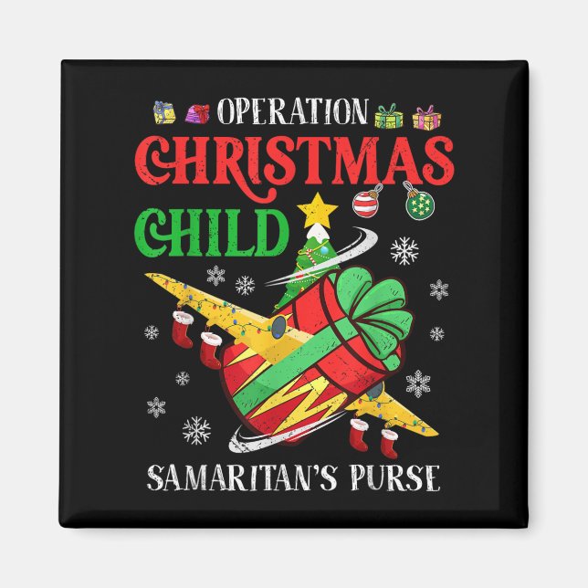 Íman Bolsa de Natal da Samaritan's Purse Operação Crian (Frente)
