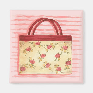 Íman Bolsa floral - ímã