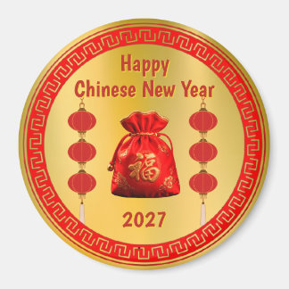 Íman Bolsa Vermelha do Ano Novo Chinês