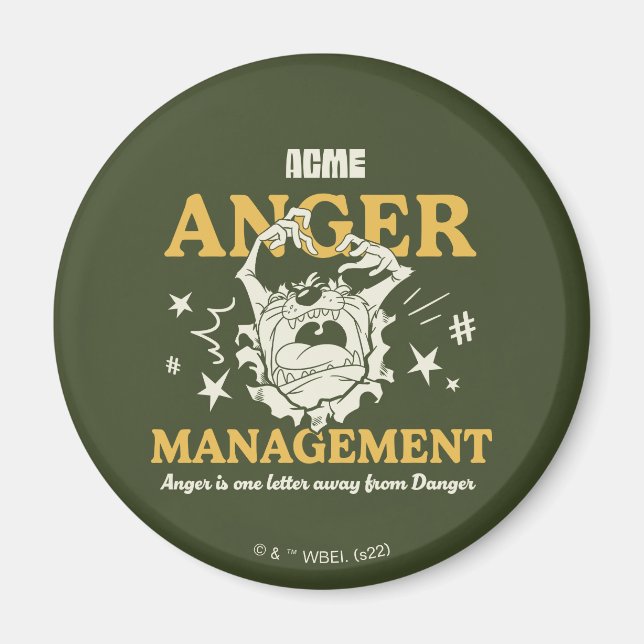 Íman BOLSAS DE CARRO™ |TAZ™ ACME Anger Management (Frente)