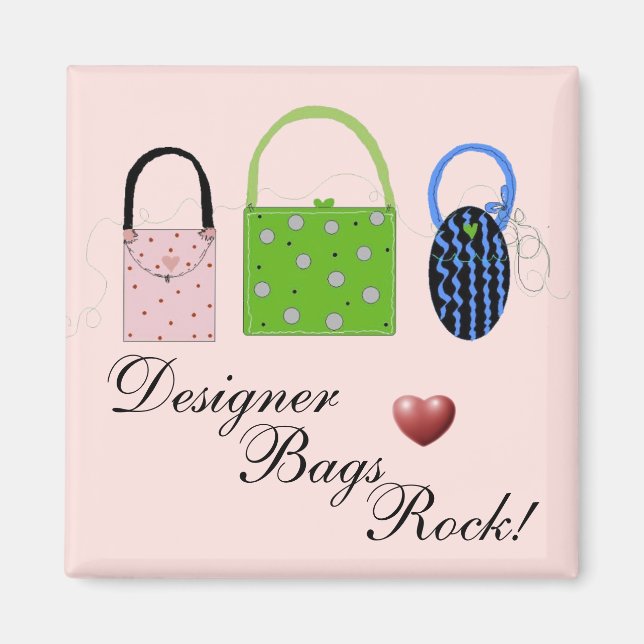 Íman Bolsas Únicas de Designers (Frente)