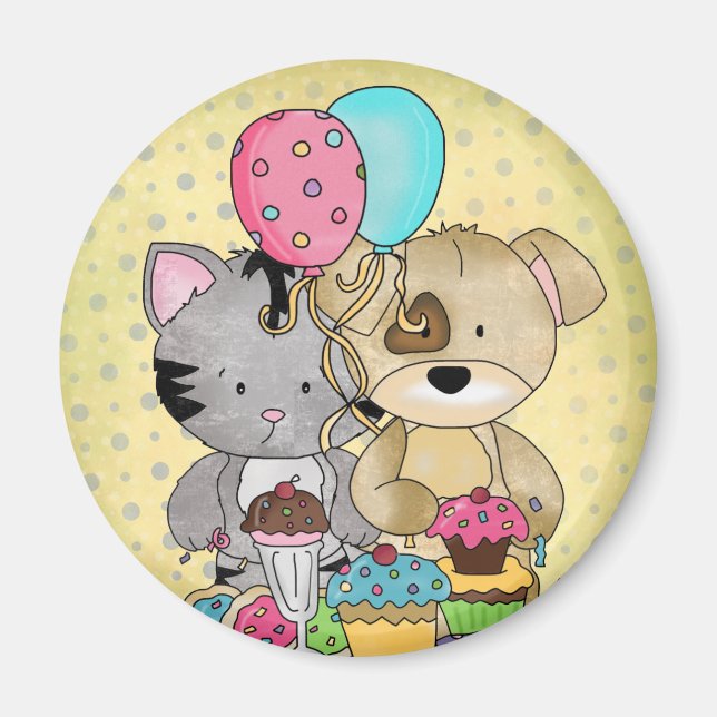 Íman Bom aniversário (Frente)