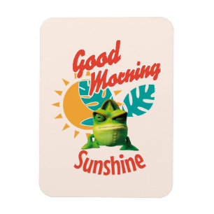 Íman Bom Dia Sol Chameleão Divertido