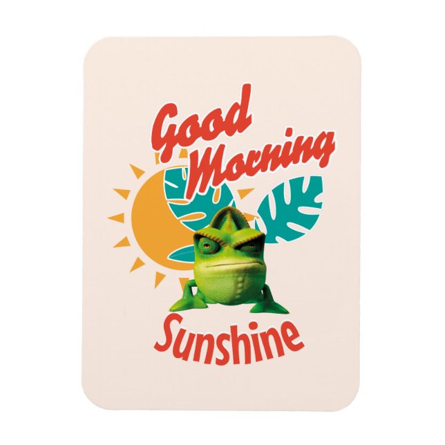 Íman Bom Dia Sol Chameleão Divertido (Vertical)